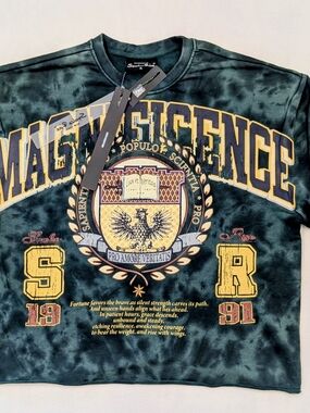 Smoke Rise Magnificence Crewneck Sweatshirt June Bug Tie Dye Graphic XL NWT